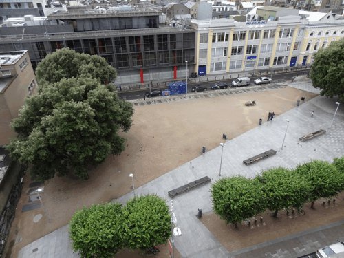 Wolfe Tone Park (Square) today